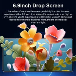 2025 Global Version 5G phone Android 6.9 Inch Android 14 telephone 16GB + 1TB 72MP 108MP Dual SIM Dual Standby