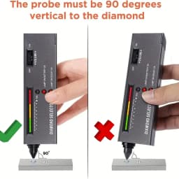 1pc Diamond Selector, Professional Diamond Tester, Gem Tester Pen Portable Electronic Diamond Tester Tool For Jewelry Jade Ruby