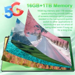 2026 10.36Inch Tablet Android 16GB RAM 1TB ROM 16MP 32MP Android 13.0 20000mAh 14 Core 5G Dual SIM Bluetooth WiFi GPS Global Version