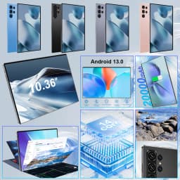 16GB+1TB 16MP+32MP  5G Global Version Pad 20000mAh  10.36 Inch Android 13  WPS+5G WiFi Bluetooth Dual SIM Phone Call Tablet