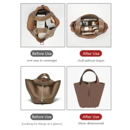 Bag Organizer Insert for Storage for Picotin 18 22 Storage Support Shape Nylon Inner Lining Orderly Neat Bag Modify Accessories