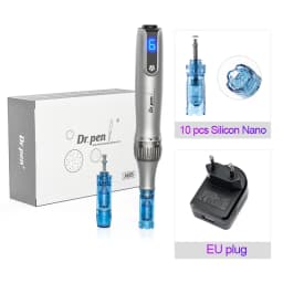 Dr. Pen M8S Microneedling Pen with 12 Replacement Cartridges Wireless Derma Microneedle Pen Kit ≤0.25mm Needle Skin Care Tool