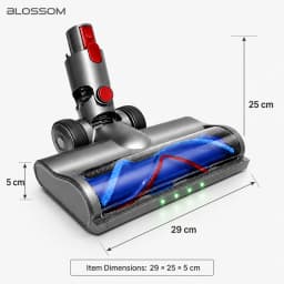 Blossom Vacuum Cleaner Head for Dyson V7 V8 V10 V11 V15 Floor Carpet Cleaning Accessories Handheld Vacuum Cleaner Roller Brush