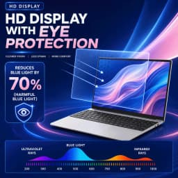 15.6" Laptop Computer Intel N3710 Quad Core Processor 12GB RAM 256GB SSD Notebook Windows 10 Pro PC FHD 1080P IPS Display WiFi 2.4G/5G Bluetooth 5.2 Slim Lightweight Laptop for Student Business Office Home Use Multilingual system DE FR IT ES