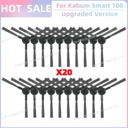 Fit For ( Kabum Smart 100 KBSF007, Nedis WIFIVCR001CBK, Nedis WIFIVCB01 ) Vacuum Parts Side Brush FIlter Mop Cloth Rubber Strip