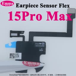 Earpiece Sensor Proximity Flex Cable Light for iPhone 16 Pro Max 15 Plus 14 17 Pro Mic Ear Speaker Microphone Repacement