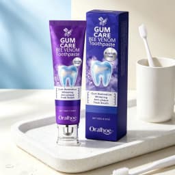Oralhoe Whitening Toothpaste Clean Tooth Gaps Reduce Stain Restore Gum Health Long Lasting Fresh Breath Gum Care Toothpaste 100g