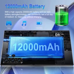 2026 New 10.36 Inch Pad Tablet PC Android 13.0 16GB RAM 1TB ROM 12000mAh 14 Core 5G Dual SIM Bluetooth GPS With Keyboard