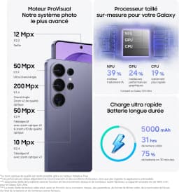 Samsung Galaxy S26 Ultra European Version 512Gb Android 5g Smartphone 200Mp Camera 6.9" Amoled Ltpo Display 12Gb Ram 5000Mah Battery Snapdragon 8 Elite Gen 5 Processor 25W Fast Charging Dual Sim Support