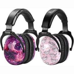 ZOHAN Kids Ear Protection Earmuffs Noise Reduction Headset for Autism Toddler Study Defenders Sleep Soundproof Cover Gift 2 Pack