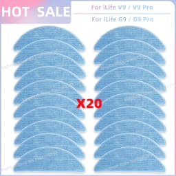 Fit For ( iLife V9 / V9 Pro / G9 / G9 Pro / A12 Pro ) Vacuum Parts Filter Side Brush Mop Cloth Dust Bag Replacement Accessories