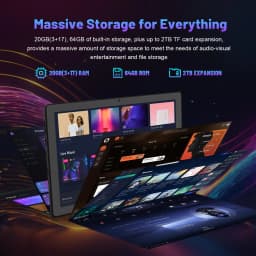 10.1 Inch Android 16 Tablet Bundle 24GB(3+21) RAM 64GB ROM A333 Five-Core Tablet PC With Keyboard Protective Case Stylus Pen Mouse Earphone Charger 6000mAh Widevine L1 Black Tablet Set