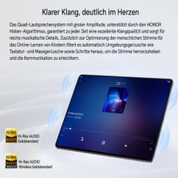 HONOR Pad X8a, 11-inch 90Hz High Refresh Rate HONOR FullView Eye Comfort Display, 4GB RAM+64GB ROM, Android 14, 8300mAh Ultra-large Battery, Large-amplitude Quad-speaker with Voice Enhancement