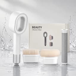 Filter Shower Head High Pressure Shower Nozzle Bathroom Shower Accessories Universal Water‑Saving Bathroom Brush Set