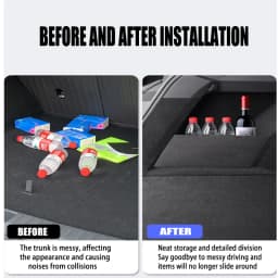 Auto Accessorie For BMW 2 Series Active Tourer F45 2014~2021 Car Organizer Trunk Side Partition Trunk Interior Storage Box Parts