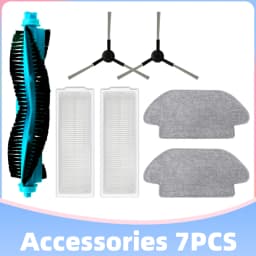 Fit For Viomi V2 Max / V3 / X2 VXVC07-JG Robot Vacuum Parts Main Roller Side Brush Hepa Filter Mop Cloth Replacement Accessories