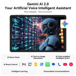 KINGRID T50 Android 16 Tablet PC 10.9 Inch HD IPS Display Octa-Core Unisoc T615 24GB (6+18) RAM 128GB ROM 8000mAh Battery Dual Band 5G WiFi Bluetooth 5.0 GPS Google Play OTG Type-C Tablet for Online Learning Gaming Video Streaming Office Entertainment