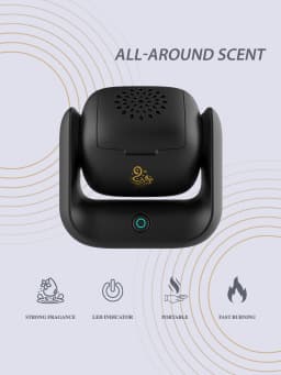 Rotatable Electronic Incense Burner New Rotational Aroma Machine High Quality Arabian Censer USB Rechargeable Gift Set