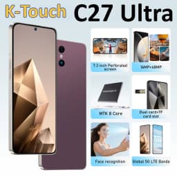 K-Touch Mobile Phones C27 Ultra Smartphone Android 5G Cell phone 7.3 Inch 16+48MP Camera 22GB+2TB 7800mAh Battery Factory Unlocked For Men Women