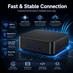 New Mini Gaming PC Desktop Windows 11 Pro Intel Core I9 10980HK/i36100 Mini PC 16GB RAM 512GB 1TB SSD PC Gamer Computer Dual WIFI 6 BT5.2 4K HD