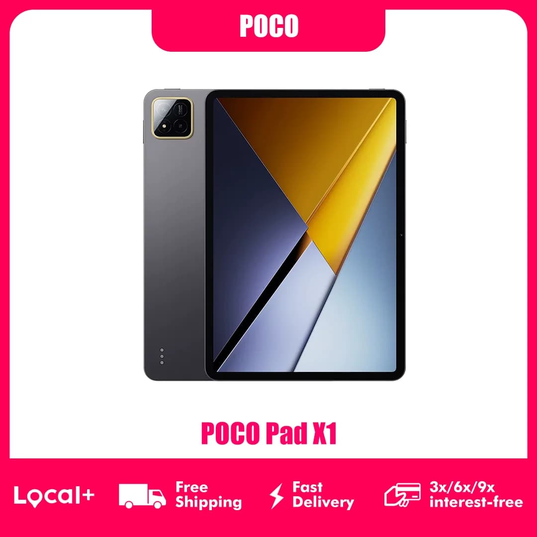 Poco Pad X1 Global Edition 11.2'' 144Hz 3.2K Snapdragon 7 Display + Third Generation Octa Core Processor 45W 8850Mah