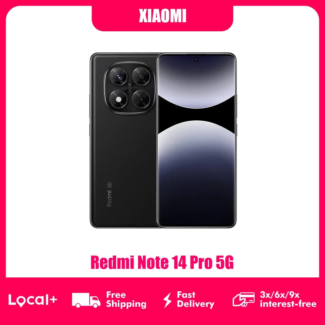 Xiaomi Redmi Note 14 Pro 5G NFC Smartphone MediaTek Dimension 7300-Ultra AMOLED Screen 6,67 1,5 K 120 Hz 5110 mAh 200 MP Camera
