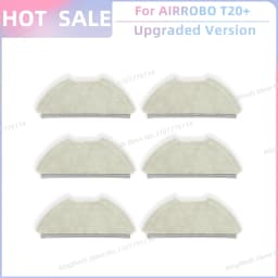 Fit For AIRROBO T20+ / T25+ / T30+ / L40+ / L50+ / L60+ / FIXR T20 Parts Main Roller Side Brush Filter Mop Cloth Pad Dust Bag