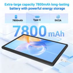New K6Pro 11" IPS Display Tablet PC A333 5‑Core Processor 32(3+29)GB Virtual Expanded RAM 256GB Storage 7800‑mAh Android16‑GO WiFi6 BT5.4 Widevine L1 HD Streaming Tablet