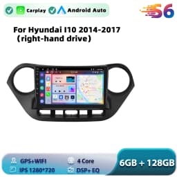 Podofo Android Car Radio For Hyundai I10 2014-2017 Carplay Android Auto Multimedia Player GPS Navigation RDS Head Unit