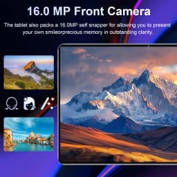 12000mAh Battery Android 13 Tablet 16GB RAM 1TB ROM 16MP+32MP Camera 5G WiFi Portable Tablet Suitable for Daily Entertainment Online Learning Holiday Gift