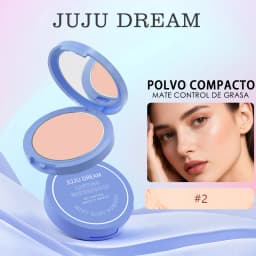 Matte Long-Lasting Oil-Control Pressed Powder With Sponge Applicator Long-lasting Waterproof Texture Smooth Sace Face Powder