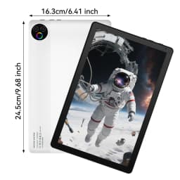 URAO 10.1 Inch Android 15 Tablet PC 20GB RAM 64GB ROM A333 Five Core Processor HD Display WiFi Tablet Computer with Keyboard Mouse Optional Portable Tablet for Study Entertainment UK Local Stock Tax Included