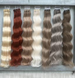 Magicae 30Inch 200g/Pc Chocolate Ombre Brown Orange Blond P27/613 Bio Body Wave Grey High Temperature Synthetic Hair Extension