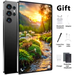 2026 New Tablet Android 13 12000mAh Large Battery 16MP+32MP Camera 10 Core 5G WiFi Portable 16GB RAM 1TB ROM For Ebook Reading