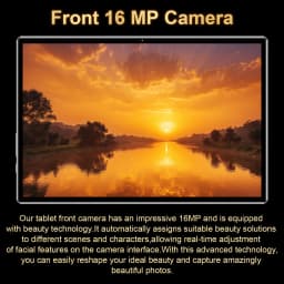 16GB RAM 1TB ROM 14 Core Android 13 Tablet 2026 20000mAh Battery 16MP 32MP Camera 5G WiFi Portable Device for Daily Use Learning Media Viewing Gift