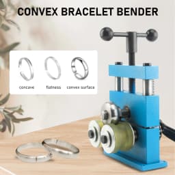 Manual Jewelry Bracelet and Ring Bending Tool for Curved Bangles Earrings and DIY Metal Craft