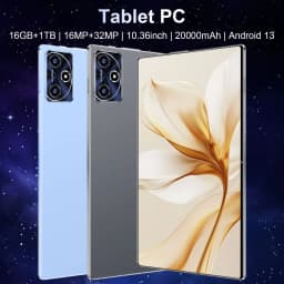 10.36" WiFi Global Version Tablet 20000mAh 14 Core 16GB+1TB Dual SIM 5G Android 13 Gaming Pad GPS BT 16+32MP Camera