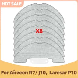 Compatible For Airzeen R7/ J10, Laresar P10 Vacuum Parts Main Side Brush Filter Mop Cloth Replacement Accessories