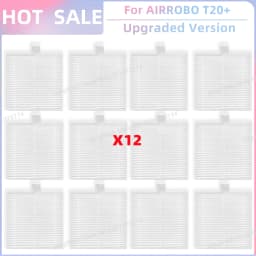 Fit For AIRROBO T20+ / T25+ / T30+ / L40+ / L50+ / L60+ / FIXR T20 Parts Main Roller Side Brush Filter Mop Cloth Pad Dust Bag
