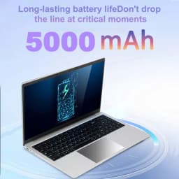 Ultra-Slim Laptop 15.6 Inch Lightweight Portable Intel N3700 16GB RAM 2TB M.2 SSD For Business, Study & Home Entertainment