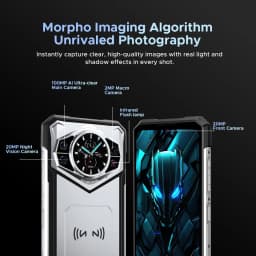 Global Version DOOGEE S200 VIP 5G Rugged Phone 6.72" 120Hz Display 12GB 256GB 100MP AI Main Camera 10100mAh Battery Smartphone