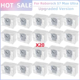 Fit for Roborock S7 Max Ultra Q100TSC Parts Main Roller Side Brush Hepa Filter Mop Pad Cloth Dust Bag Replacement Accessories