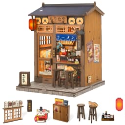 Original CUTEBEE Book Nook Kit DIY Doll House Bookshelf Insert Amazing Gift for Child Morita-Ya Japanese Style DIY Miniature Toy
