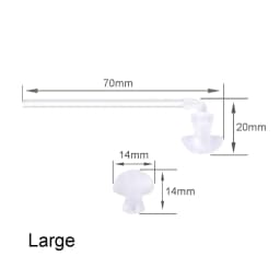 10PCS Hearing Aid Earplug Ear Plugs Eartips Domes with Sound Tube for BTE Hearing Aids