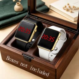 2-Piece Set of Cute and Stylish Electronic Watches for Couples, Non-Smart Function, Exquisite Birthday Gift, Delicate and Adorable, Suitable for Girls/Boys, Perfect for Couples, Casual and Versatile, Ideal Choice as a Gift