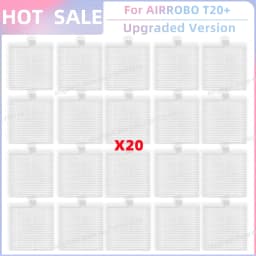 Fit For AIRROBO T20+ / T25+ / T30+ / L40+ / L50+ / L60+ / FIXR T20 Parts Main Roller Side Brush Filter Mop Cloth Pad Dust Bag