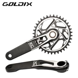GOLDIX MTB Crankset 170/175mm SL 3 Bolt Direct Mount Crank 0mm Offset 34T 36T 38T 40T Chainring for XC AM