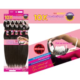 Janet Collection Braids Pre-Sectioned Nala Tress 10X EZ Split Pre-Stretched 52", Synthetic