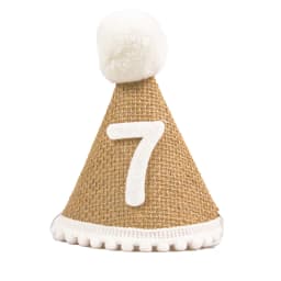 1pcs Burlap Birthday Hat Baby 1 2 3 4 5 6 7 8 9 Year Boy Girl Cone Hat Headband Baby Happy Birthday Party Decorations Kids Gift