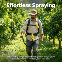 High Pressure Water Pipe Shoulder Strap Lightweight Thickened Nylon Practical Adjustable for Farming Lawn Supplies